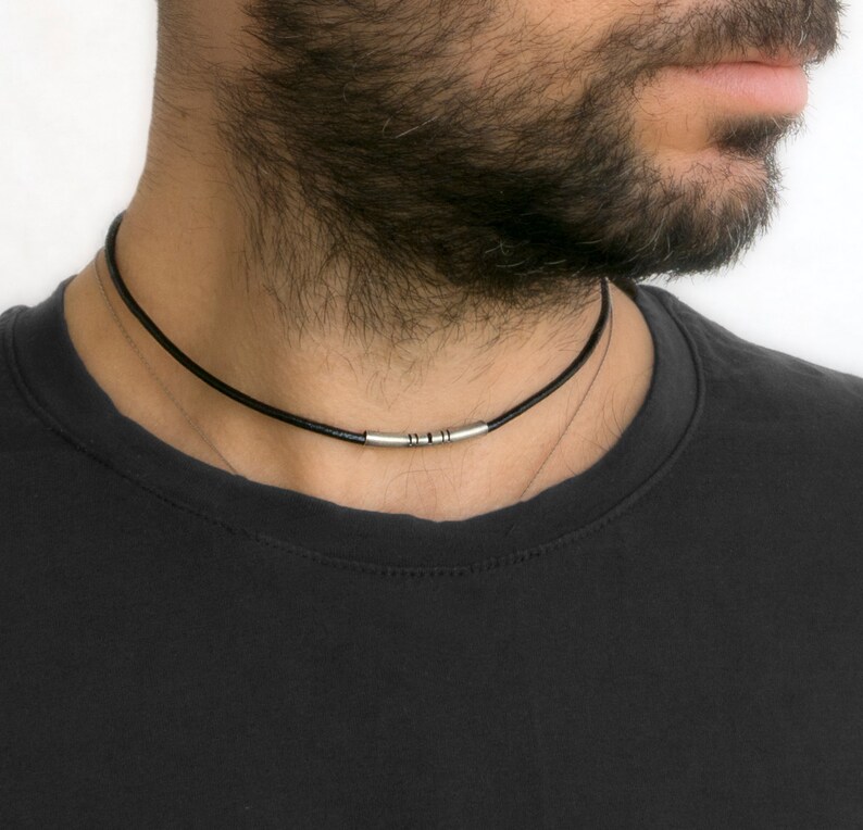 Men's Choker Necklace Men's Necklace Men's Etsy