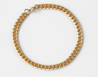 Men Gold Bracelet, Men Stainless steel Bracelet, Men Chain Bracelet, Men Jewelry, Men Gift, Boyfriend Gift, Husband Gift, Dad Gift