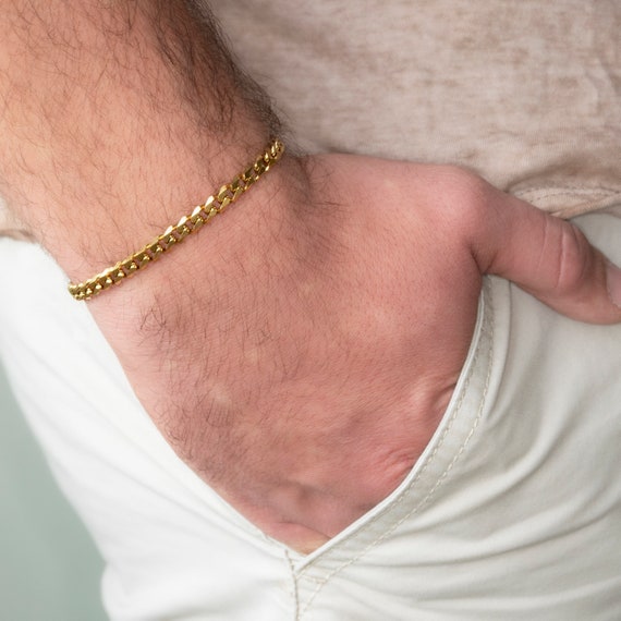 Cuban link 2024 bracelet thin