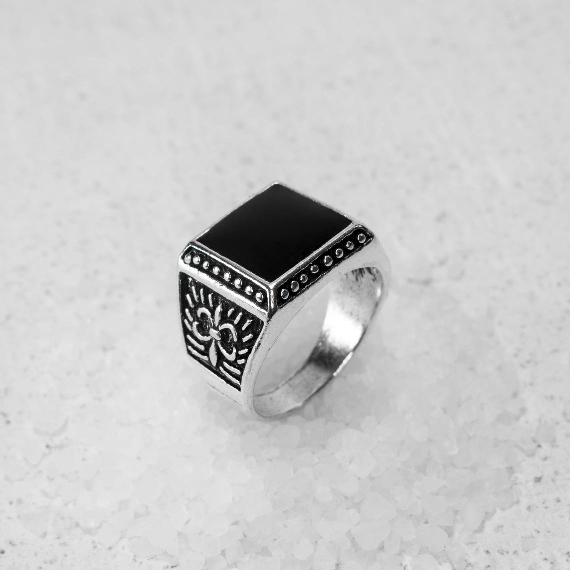 Men's Stacking Ring Men's Ring Men's Silver - Etsy Israel