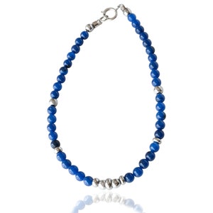 Herren-Halskette, Perlen-Halskette für Männer, Perlen-Halskette für Männer, Herren-Perlen-Schmuck, Meditation Perlen-Halskette für Männer, Evil Eye-Halskette für Männer