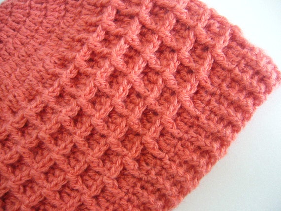 Crochet Hat Pattern Crochet Waffle 