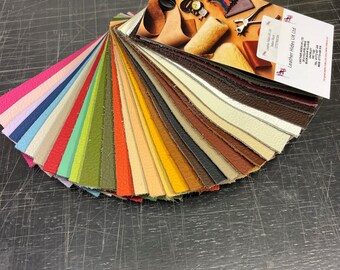 Leather Swatch books, UK Stock, and Italian Stock