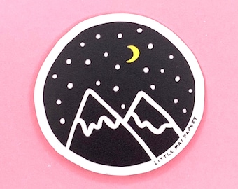 Mountain vinyl sticker