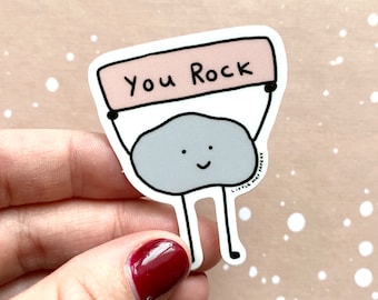 You Rock vinyl sticker // cute sticker // you rock sticker