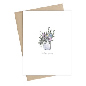 Ici pour vous // Carte de sympathie