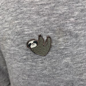 Sloth Enamel Pin // Enamel Pin // Lapel Pin image 4