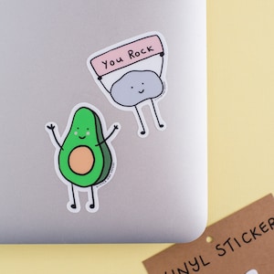 You Rock vinyl sticker // cute sticker // you rock sticker image 5