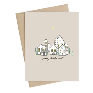 Carte de Noël minimaliste / Carte de Noël / Carte de vacances