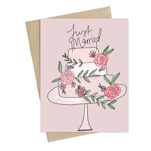 Just Married Wedding card // Mr and Mrs//congratulations cards //