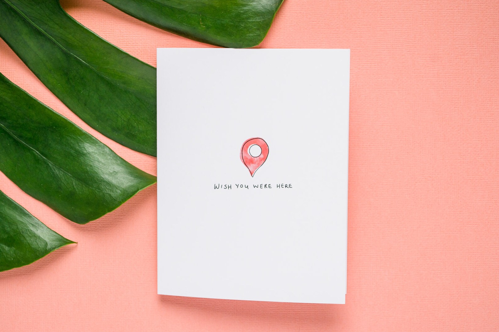 Long Distance Card Wish You Were Here Etsy