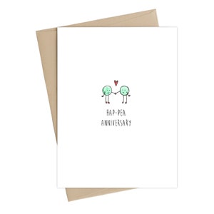 Happea anniversary // Pun greeting card// Happy Anniversary Card