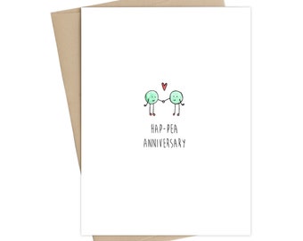 Happea anniversary // Pun greeting card// Happy Anniversary Card