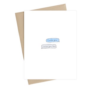 Vous me manquez, vous me manquez trop//carte longue distance//relation longue distance