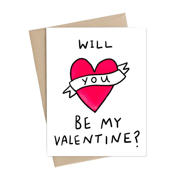 Will You Be My Valentine - Etsy