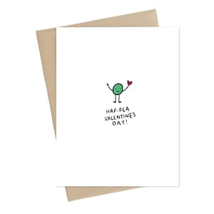 Carte Saint-Valentin //Hap-Pea Saint-Valentin // Carte Saint-Valentin drôle // Carte d’amour mignonne