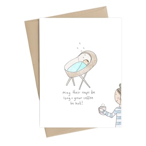 Baby Shower Card // May their naps be long
