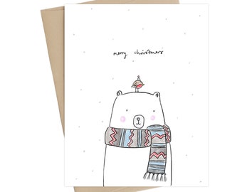 Polar Bear greeting card // Polar Bear