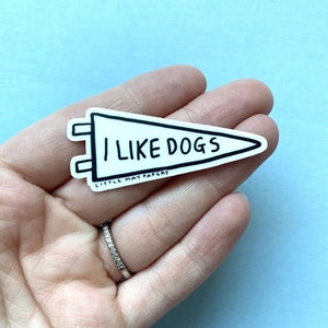 J’aime autocollant vinyle chiens // autocollant mignon // J’aime autocollant chiens