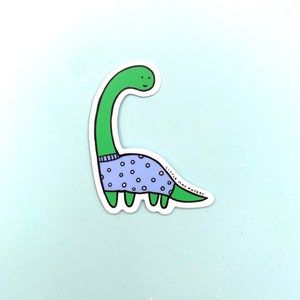 Dinosaurier Sticker / Wasserfester Aufkleber / Vinyl Sticker