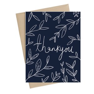 Carte de remerciement // Carte minimaliste