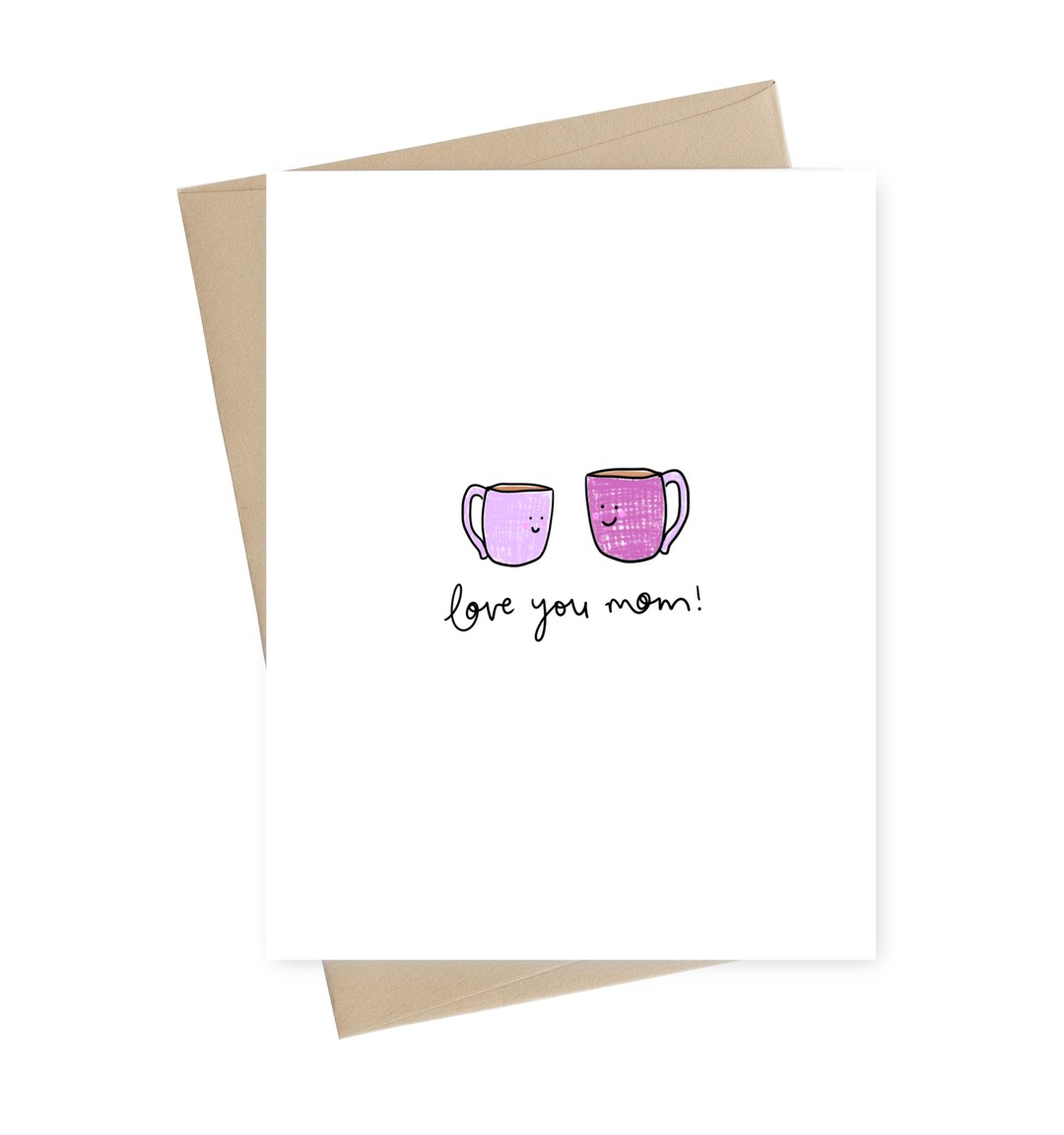 Mom Tea Cup // Mothers Day Card // Pretty Mothers Day Card - Etsy