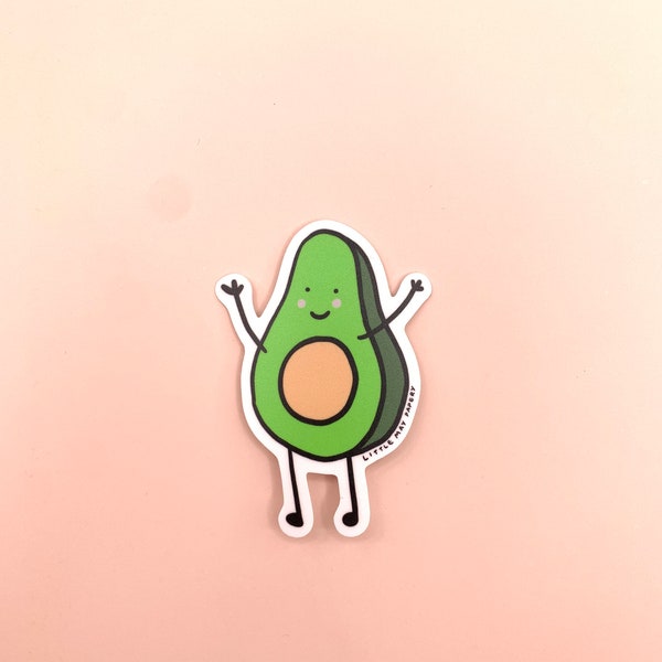 Avocado vinyl sticker