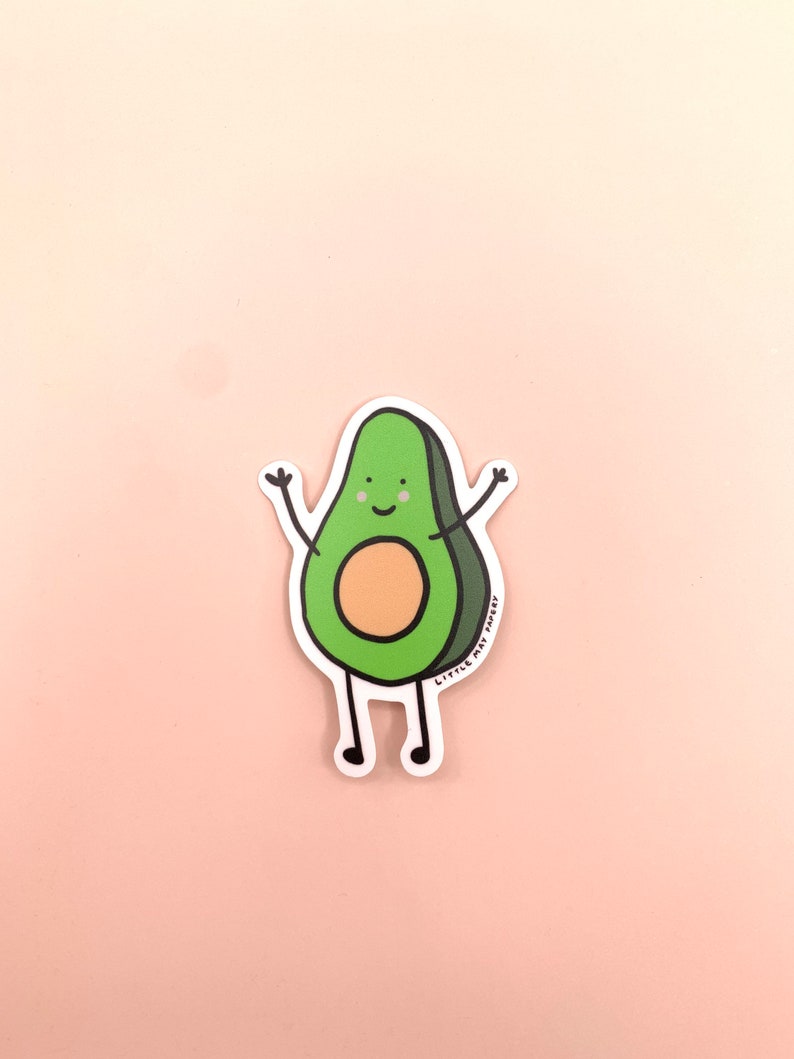 Avocado vinyl sticker image 1