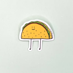 Taco vinyl sticker
