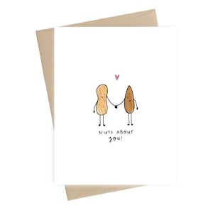Loco por ti // Tarjeta de San Valentín // Tarjeta divertida de San Valentín