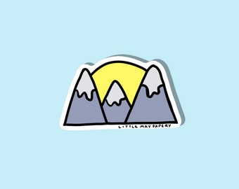 Rocky mountain vinyl sticker