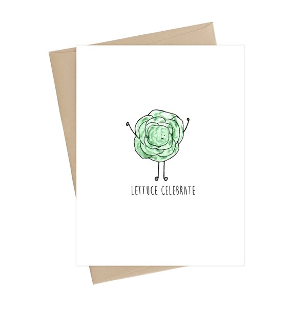Funny Wedding Card // Lettuce Celebrate - Etsy Australia Funny Wedding Card // Lettuce Celebrate - Etsy Australia