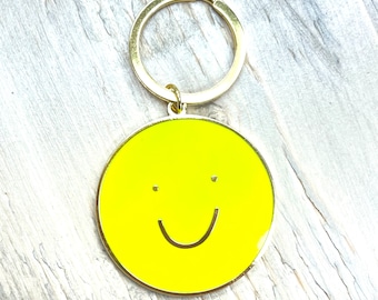 Smile Keychain // Smiley keychain