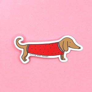 Dackel Vinyl Sticker / Wiener Vinyl Sticker