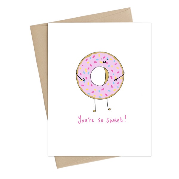 Donut Card // You're So Sweet Card