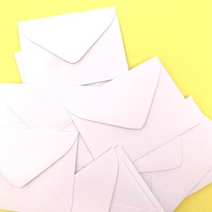 Complemento de sobre MIni para mini tarjetas de San Valentín. Set de 12 mini sobres.