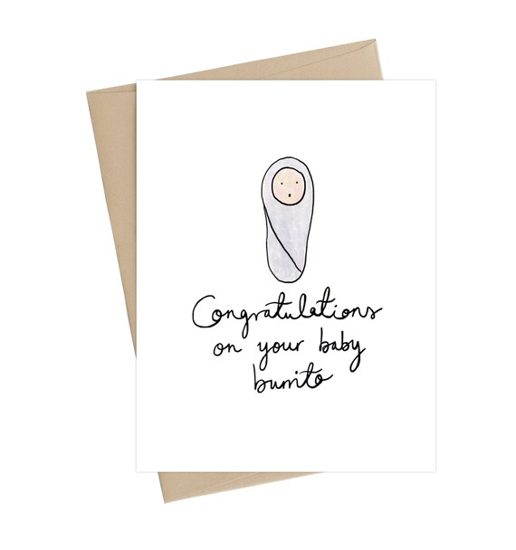 etsy baby shower cards
