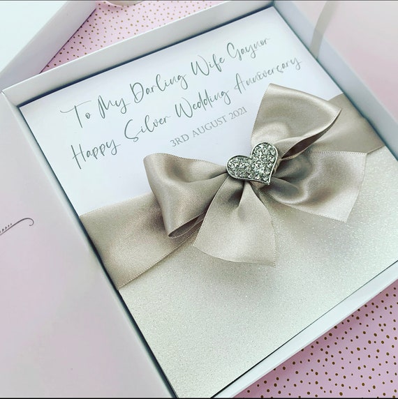 Luxury silver wedding anniversary gifts deals
