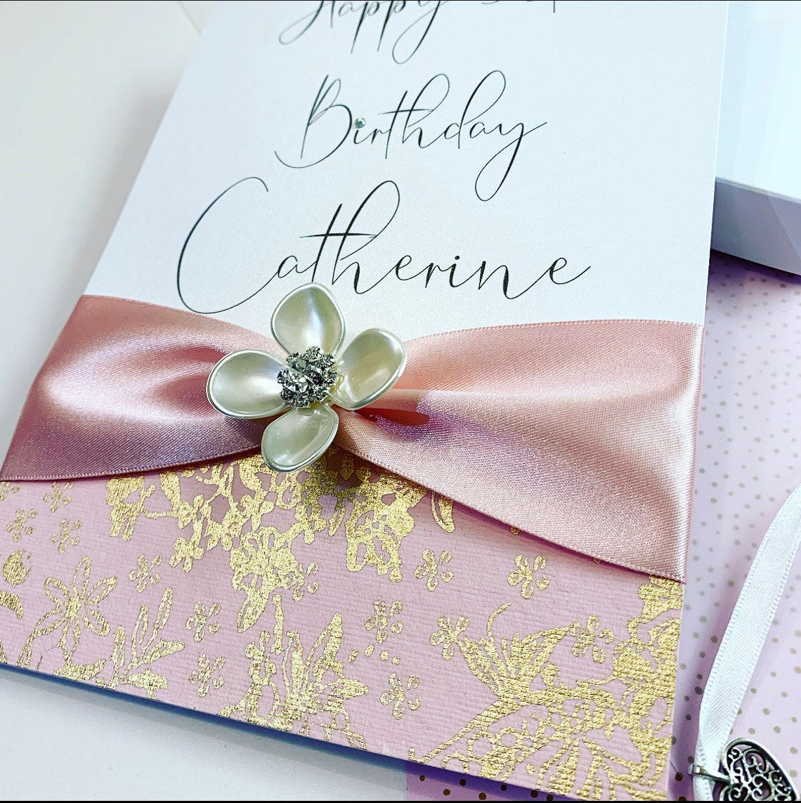 Luxury Birthday Card Boxed and Personalised Large A5 Etsy