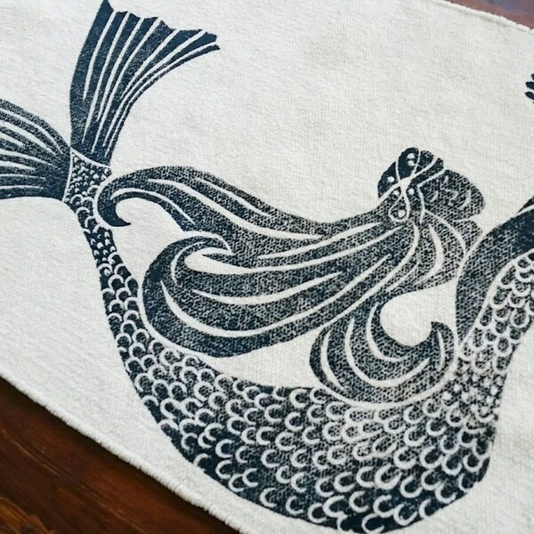 bath rug, bath mat MERMAID cotton chenille rug