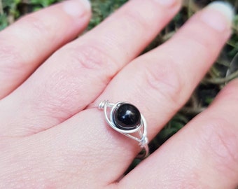 size 10 3/4 Sterling Silver Gents Ring w/ a Rectangular Jet Stone 19mm wide size 10 3/4 Sterling Silver Gents Ring w/ a Rectangular Jet Stone 19mm wide
