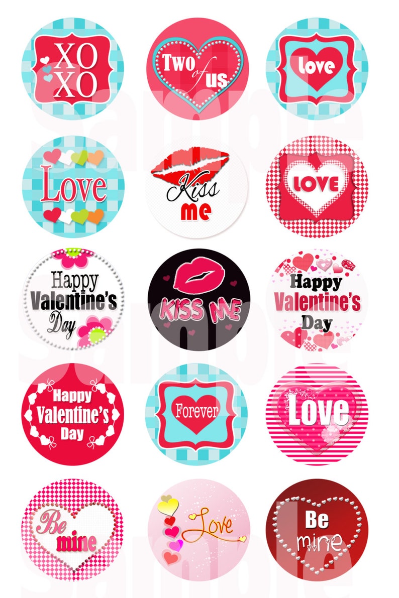instant-download-1-valentine-bottle-cap-images-4-x-6-etsy