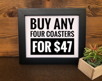 Quatro porta-copos à sua escolha por este preço especial - oferta para vários porta-copos.