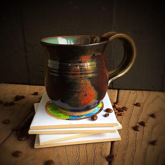 Tile Coaster Among The Pines Cabin In The Woods Tile Etsy