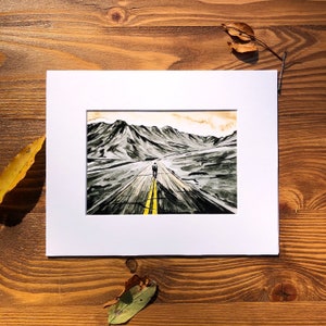 Cycling gift for men, Cyclist Art, Cycling Print, Bicycle Art, Bicycle Print, Watercolor Painting, Coffee Art, Art Print