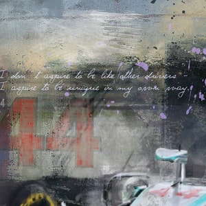 Taking the Title: limited edition print of Lewis Hamilton image 2