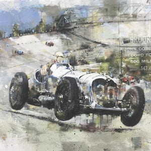 Napier Railton John Cobb at Brooklands image 1