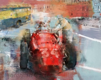 Fangio's Farewell - Limited edition print