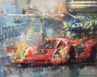 Legends at Le Mans 1970 - Limited edition print