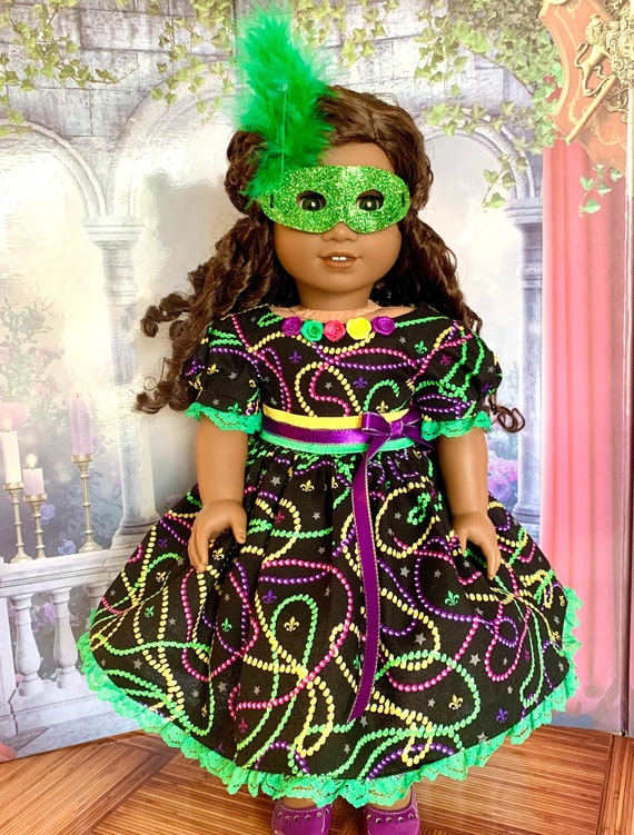 slim fit dress slacks Mardi Gras baby doll dress